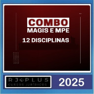 Combo Magistratura e MP Estaduais: 12 disciplinas RJ Plus 2025