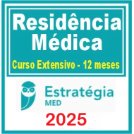 Curso Extensivo Residência Médica - 12 meses Estratégia 2025