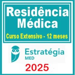 Curso Extensivo Residência Médica - 12 meses Estratégia 2025