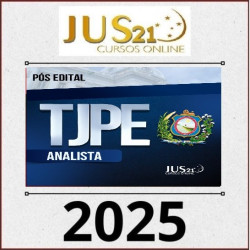 CURSO PREPARATÓRIO PARA ANALISTA DO TJPE - POS EDITAL - TURMA REGULAR 2025 JUS 21