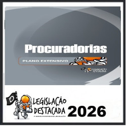 Extensivo 3 em 1 - Carreiras Estaduais: Magistratura - Ministério Público - Defensoria Legislação Destacada 2026