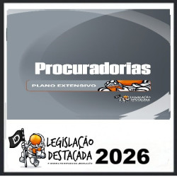 Extensivo 3 em 1 - Carreiras Estaduais: Magistratura - Ministério Público - Defensoria Legislação Destacada 2026