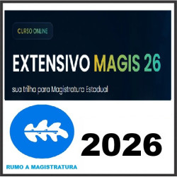 EXTENSIVO MAGIS 26 Rumo a Magistratura 2026