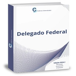 DELEGADO DE POLÍCIA FEDERAL CADERNOS SISTEMATIZADOS 2024 COMBO