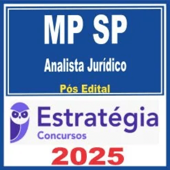 MP SP (Analista Jurídico) Pós Edital – Estratégia 2025