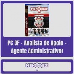 PC DF (Analista de Apoio - Agente Administrativo) - Pós Edital Pensar Concursos 2025