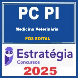 PC-PI (Perito Oficial Criminal - Medicina Veterinária)  - 2025 (Pós-Edital) Estratégia