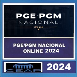 PGE/PGM NACIONAL ONLINE 2024 - CURSO CEAP