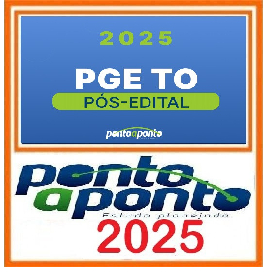 PGE-TO Pós-Edital Ponto a Ponto 2025
