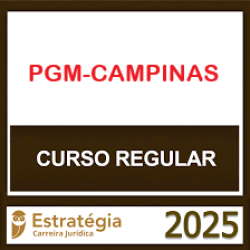 PGM-Campinas SP (Procurador) Pacotaço - Pacote Teórico + Curso para Fase Escrita - 2025 (Pós-Edital) Estratégia 