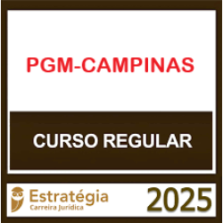 PGM-Campinas SP (Procurador) Pacotaço - Pacote Teórico + Curso para Fase Escrita - 2025 (Pós-Edital) Estratégia 