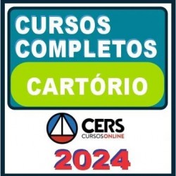 Cartório – Curso Completo – Cers 2024