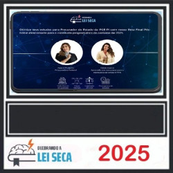 RETA FINAL - procurador do estado (pge-PI) Decorando a Lei Seca 2025