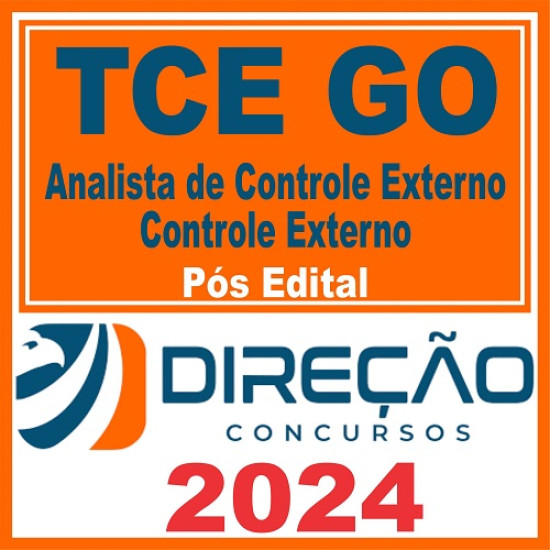 TCE GO (Controle Externo: Controle Externo) Pós Edital – Direção 2024