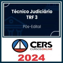 TRF 3 – SP/MS (Técnico Judiciário – Área Administrativa) Pós Edital – Cers 2024
