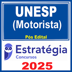 UNESP (Motorista)  - 2025 (Pós-Edital) Estratégia