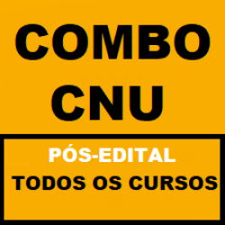 COMBO CNU PÓS EDITAL TODOS OS CURSOS 2024