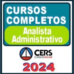 Analista Administrativo – Curso Completo – Cers 2024