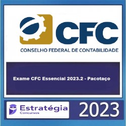 Exame CFC Essencial 2023.2 - Pacotaço Estratégia Concursos