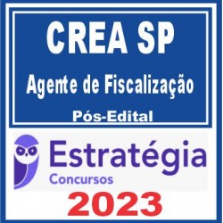 CREA SP (Agente de Fiscalização) Pós Edital – Estratégia 2023