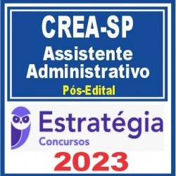 CREA SP (Assistente Administrativo) Pós Edital – Estratégia 2023