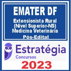 EMATER DF (Extensionista Rural (Nível Superior-NS) – Medicina Veterinária) Pós Edital