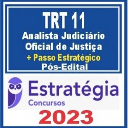 TRT 11 AM/RR (Oficial de Justiça Avaliador Federal + Passo) Pós Edital – Estratégia 2023