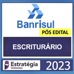 BANRISUL (Escriturário) Pacotaço - Pacote Teórico + Pacote Passo Estratégico - 2022 (Pós-Edital) Estratégia Concursos