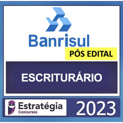 BANRISUL (Escriturário) Pacotaço - Pacote Teórico + Pacote Passo Estratégico - 2022 (Pós-Edital) Estratégia Concursos