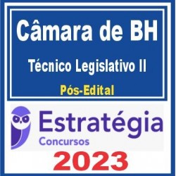 Câmara de Belo Horizonte (Técnico Legislativo II) Pós Edital – Estratégia 2023