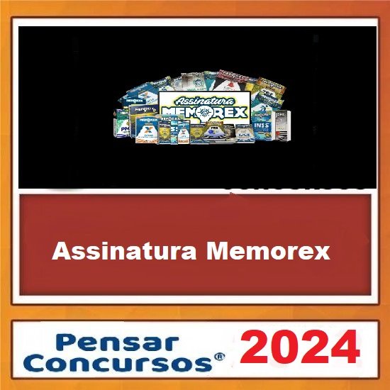 Assinatura Memorex -Pensar Concursos 2024