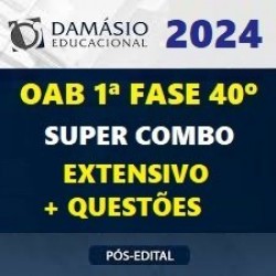 OAB 1ª FASE XL 40º EXAME – SUPER COMBO (EXTENSIVO + QUESTÕES) 2024