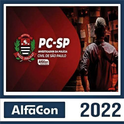 PC SP Pós Edital 2022 – Investigador – ALFACON