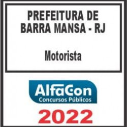 PREFEITURA DE BARRA MANSA RJ (MOTORISTA) ALFACON 2022