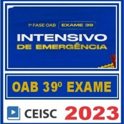 Curso OAB 1ª Fase 39 Exame (Intensivo de Emergência) Ceisc
