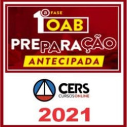 OAB 1ª FASE XXXIII (PREPARAÇÃO ANTECIPADA) CERS