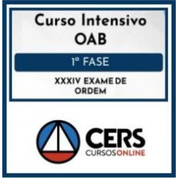 OAB 1ª Fase XXXIV Exame (Intensivo) Cers