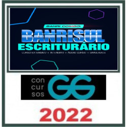 COMBO CURSO EXTENSIVO + INTENSIVO + ÁUDIO CURSO + SIMULADO - PÓS EDITAL - ESCRITURÁRIO BANRISUL GG CONCURSOS