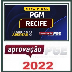 RETA FINAL PGM RECIFE - APROVAÇÃO PGE