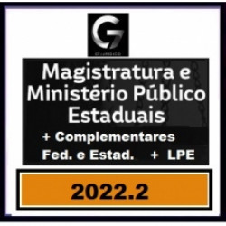 G7 Jurídico - COMBO Magistratura Estadual e MP + Complementares Estaduais e Federais + LPE (G7 2022.2)