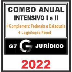 COMBO (Carreiras Jurídicas – Intensivo I e II + Complementares + LPE) G7 2022